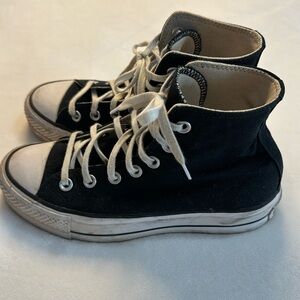 Converse High Top Sneakers Black and White